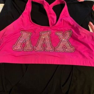 Cheer Extreme Lady Lux - greek letter- sports bra
